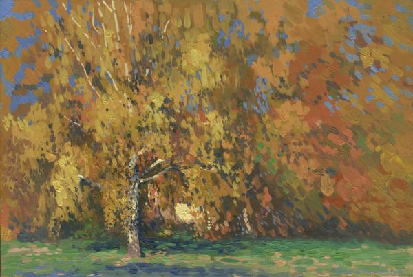 Simon Kozhin. Birch tree. October