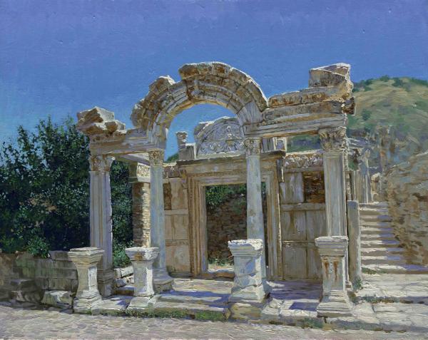 Simon Kozhin. Ephesus. Ruins. Temple of Hadrian.