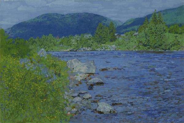 Simon Kozhin. Kolvica river.