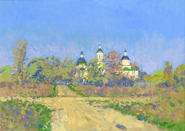 Simon Kozhin. View of the Monastery of the Saviour of Deserts of the village Klykovo.