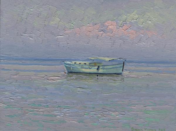 Simon Kozhin. A boat. Sunset. Turunc