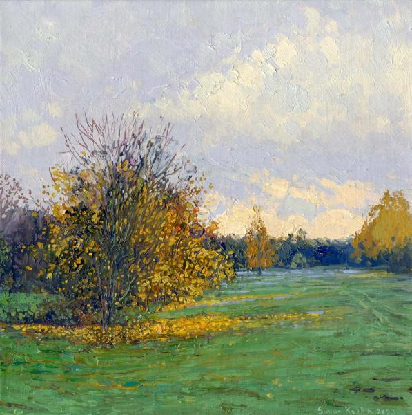Simon Kozhin. October. Maples and birches