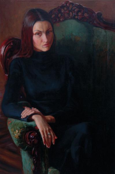 Simon Kozhin. Portrait of Oksana Schwarz.