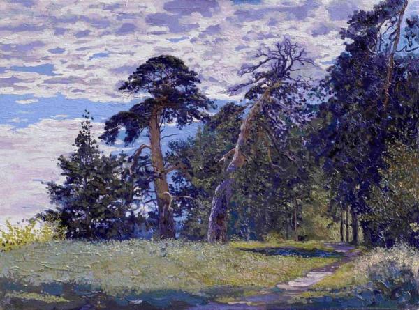 Simon Kozhin. Pine-trees on the Gorodetskiy val.