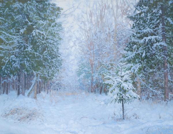 Simon Kozhin. Winter forest.