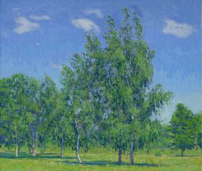 Simon Kozhin. Birch trees.