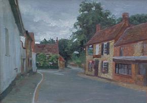 Simon Kozhin. Churchway street in Haddenham village.
