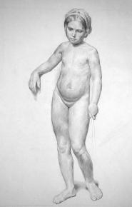 Simon Kozhin. A copy of A. Ivanov. Nude girl.