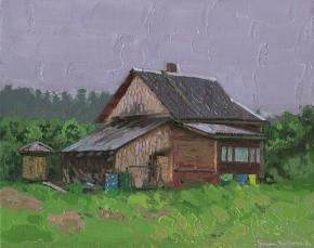 Simon Kozhin. House of the Rodionov family. The village of Gorki.