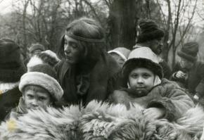 Семён Кожин. На сьёмках Исторического фильма в 1986 году с актрисой Яковлевой Мариной Александровной.