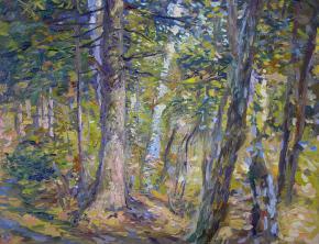 Simon Kozhin. Forest in autumn.