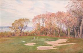 Simon Kozhin. Powerscourt Estate. Playing Golf.