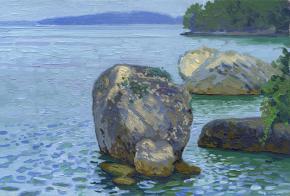Simon Kozhin. Stones off the coast
