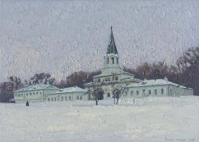 Simon Kozhin. Kolomnskoye in winter. Front gate
