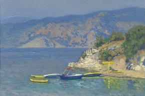 Simon Kozhin. Boats in the bay of Turunc