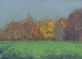 Simon Kozhin. Young maples in October.