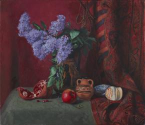Simon Kozhin. Still life with lilacs