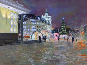 Simon Kozhin. New Year. Turgenevskaya square