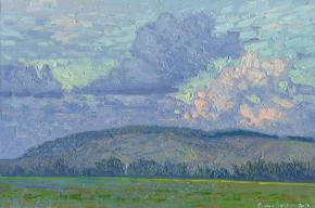 Simon Kozhin. Clouds over the hill