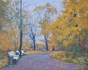 Simon Kozhin. Autumn in Tsaritsyno park