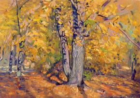 Simon Kozhin. Autumn maple. Kolomenskoe