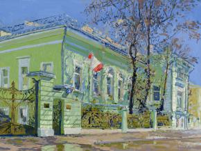 Simon Kozhin. Dmitry Nikolayevich Begichev's estate. Starokonyushenny lane the house 4.