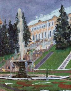 Simon Kozhin. Peterhof. The fountain.