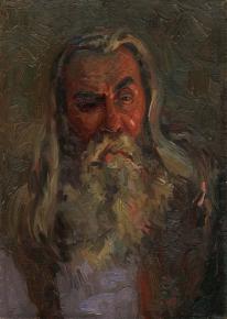 Simon Kozhin. Portrait of an old man