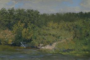 Simon Kozhin. The river Uzola. Gorodets.