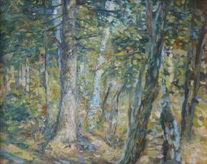 Simon Kozhin. September. Forest. Environs of Ilyinka.