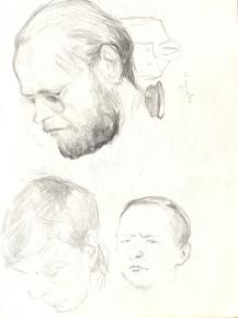 Simon Kozhin. Shtyhno Oleg Fedorovich. The sketch.