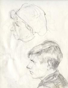 Simon Kozhin. The sketch.