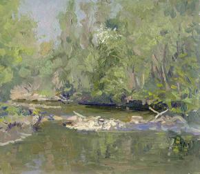 Simon Kozhin. Spring. River Kamenka.