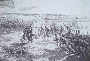 Simon Kozhin. Battle of Borodino. 
