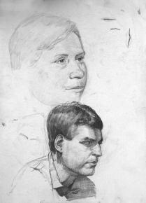 Simon Kozhin. Timur Tofikovich Musaev. The sketch. 