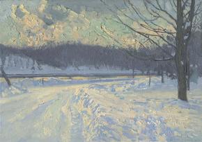 Simon Kozhin. Moscow rivers in winter.