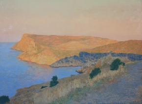 Simon Kozhin. Bay Kuron in the Morning Light. 2012. Oil on canvas. 55 x 70 cm. 