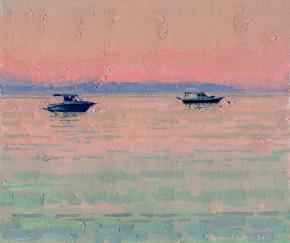 Simon Kozhin. Sunrise. Yachts. Turunc