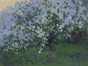Simon Kozhin. Apple tree in bloom. Kuzminki