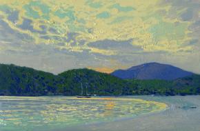 Simon Kozhin. Sunset. Blue Lagoon.