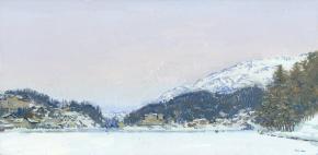 Simon Kozhin. Stasis lake. St. Moritz. Switzerland.
