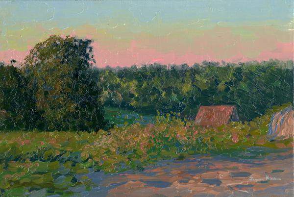 Simon Kozhin. A late evening. Krasnogorsk suburb.